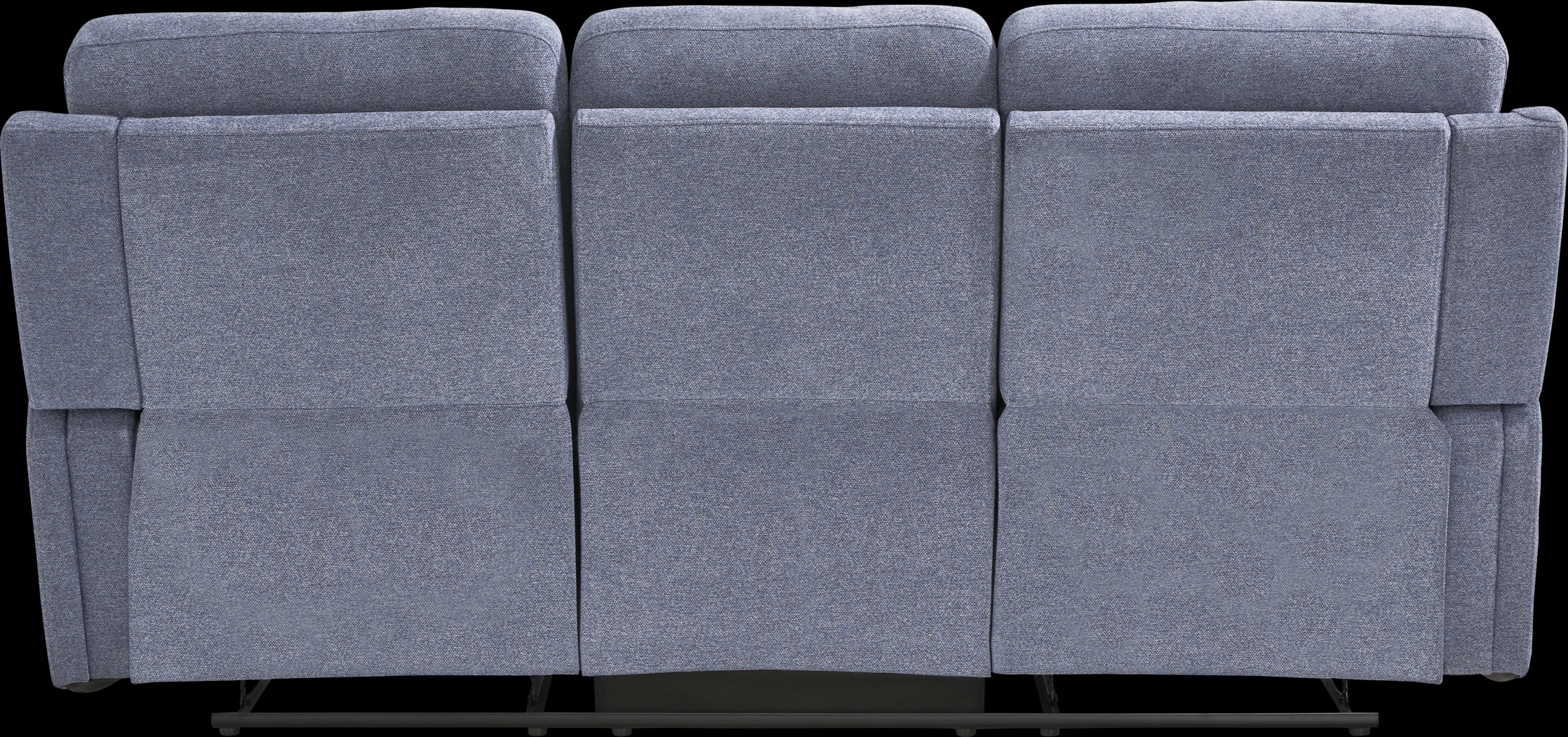 Davis Bay Blue 7 Pc Living Room with Reclining Sofa - Thumbnail - Image 4