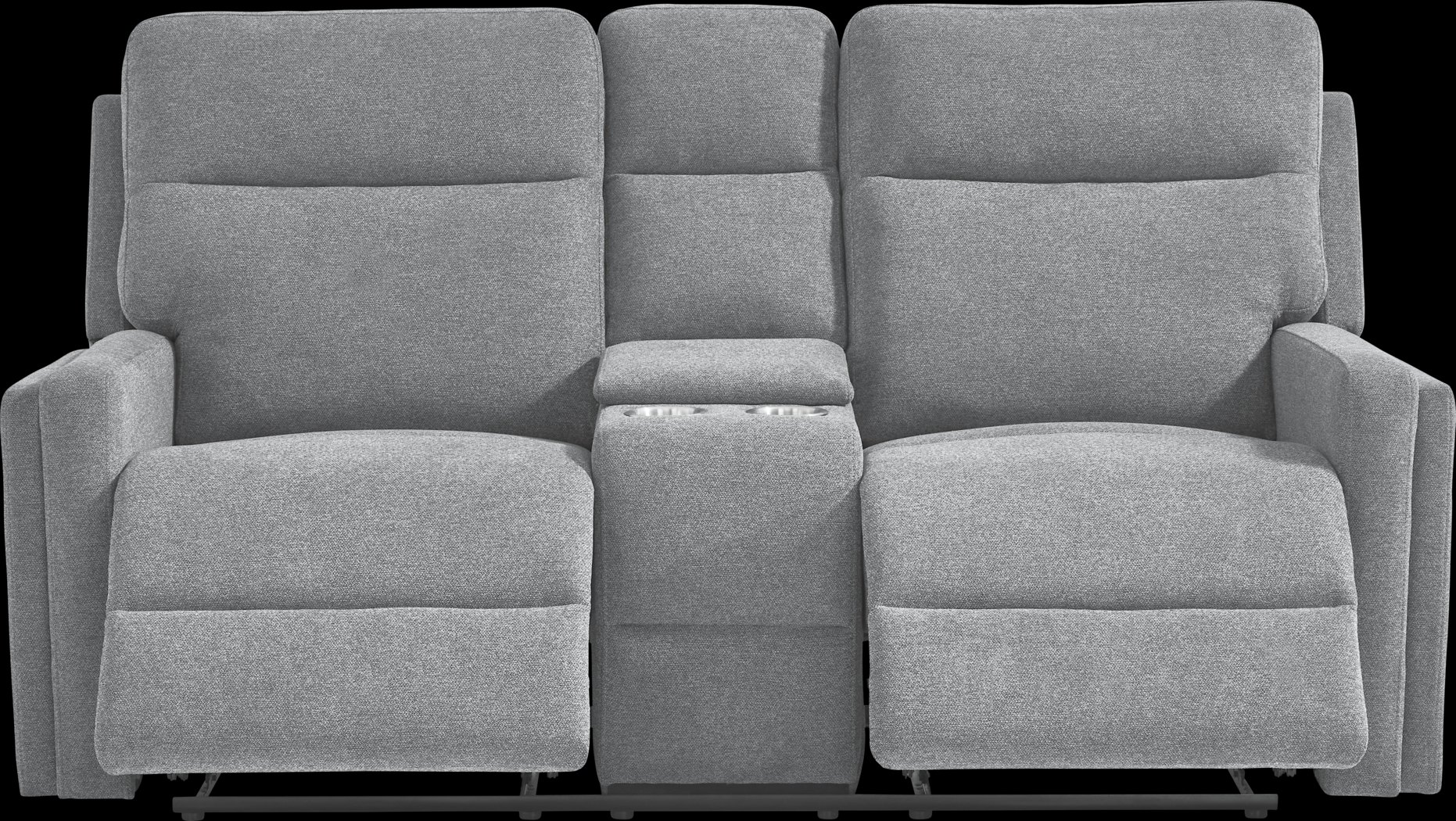 Davis Bay Gray Reclining Loveseat - Thumbnail - Image 2