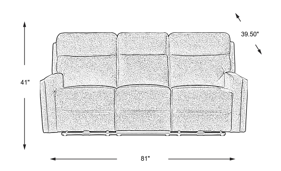 Dimension Image. Please refer to the Dimension Tab on this page for dimension details.
