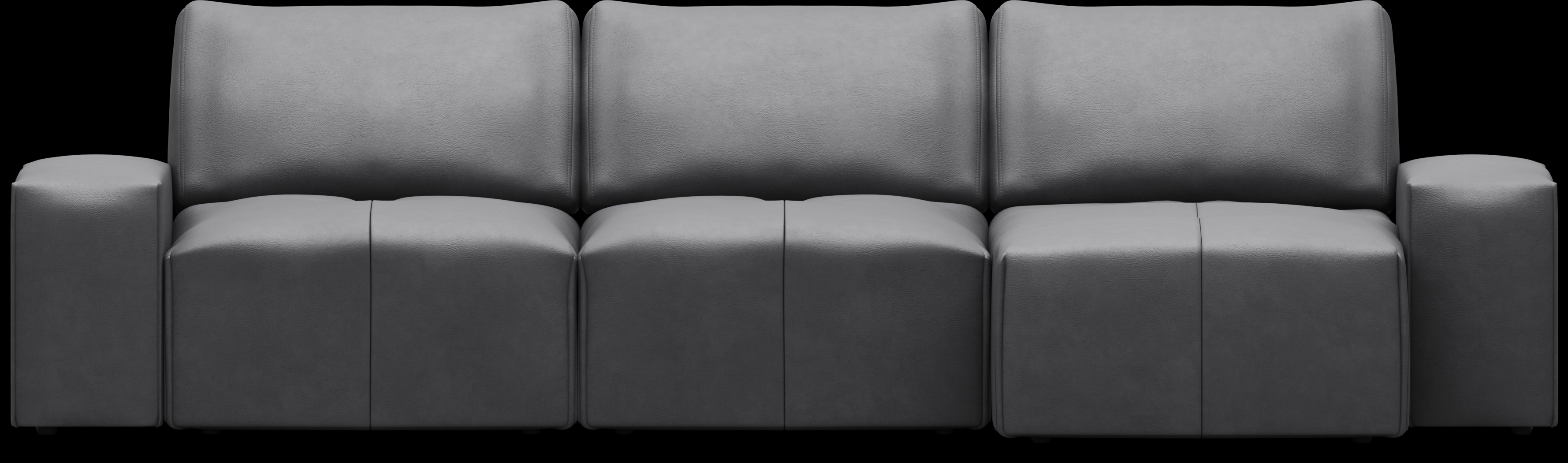 Davis Park Black 3 Pc Sectional - Thumbnail - Image 3