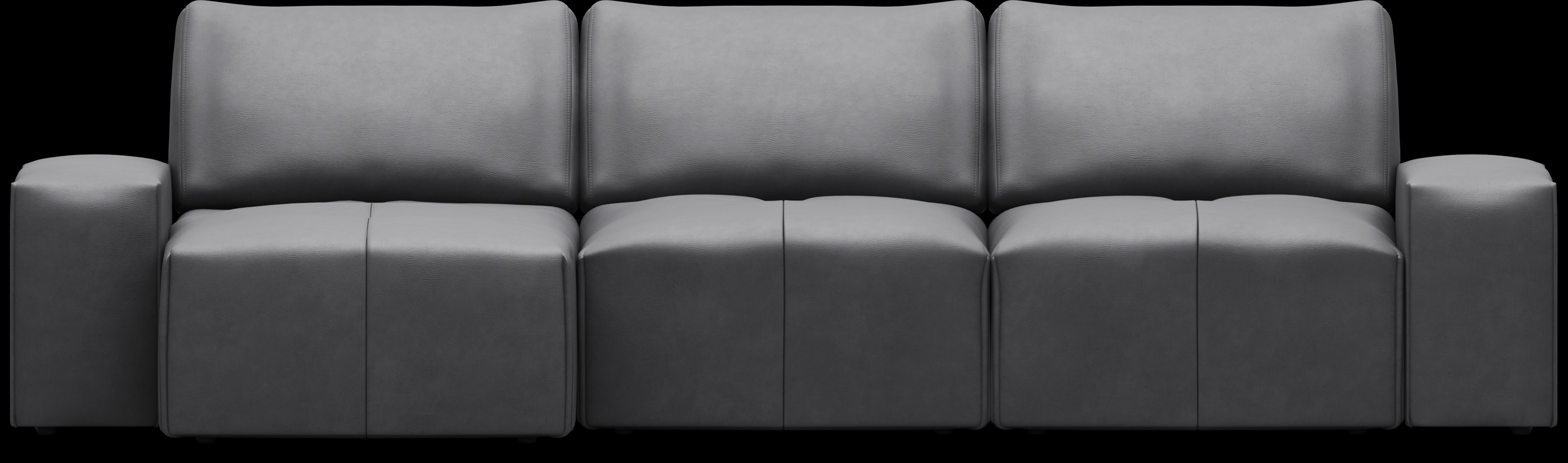 Davis Park Black 3 Pc Sectional - Thumbnail - Image 3