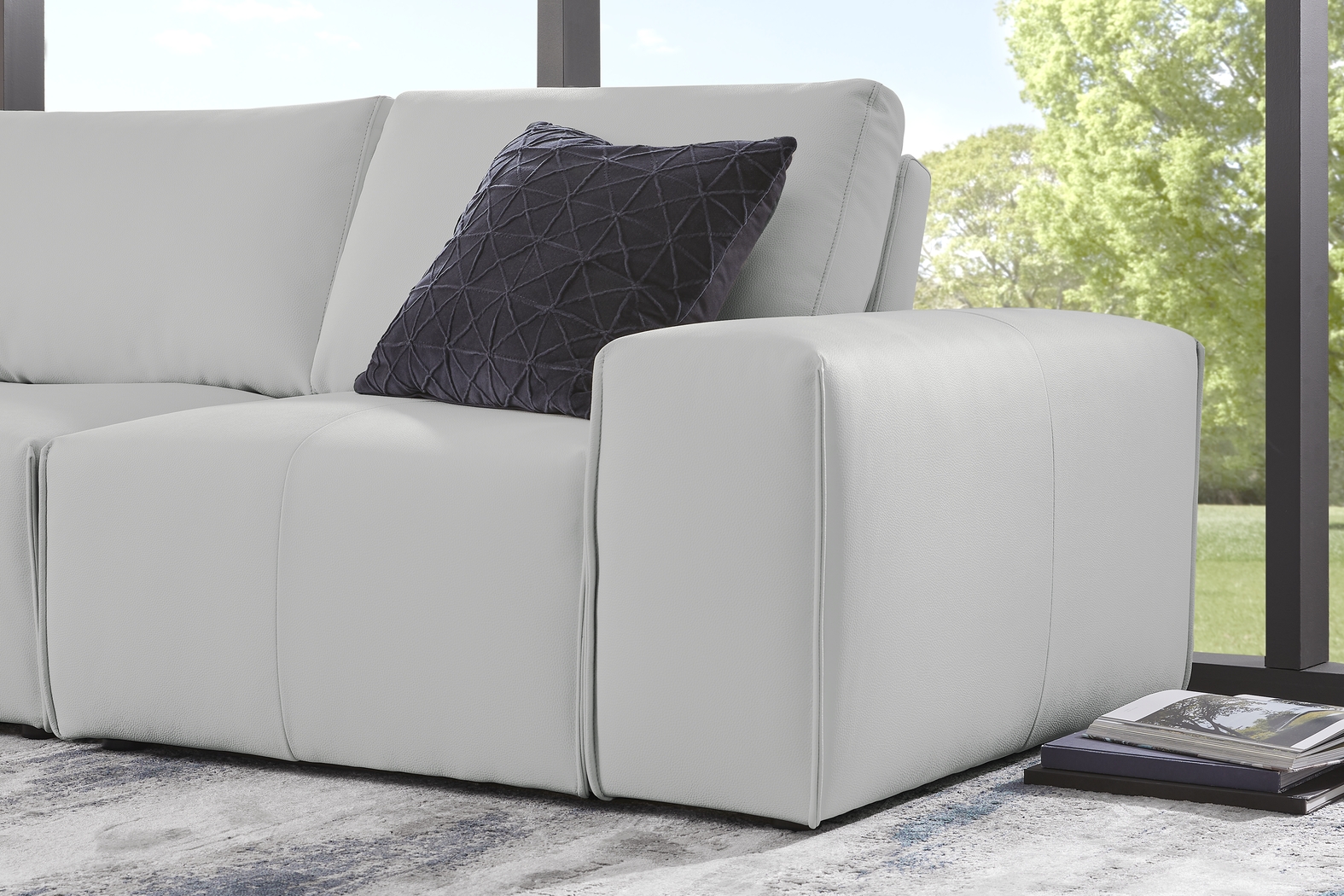 Davis Park Platinum 3 Pc Sectional - Thumbnail - Image 4