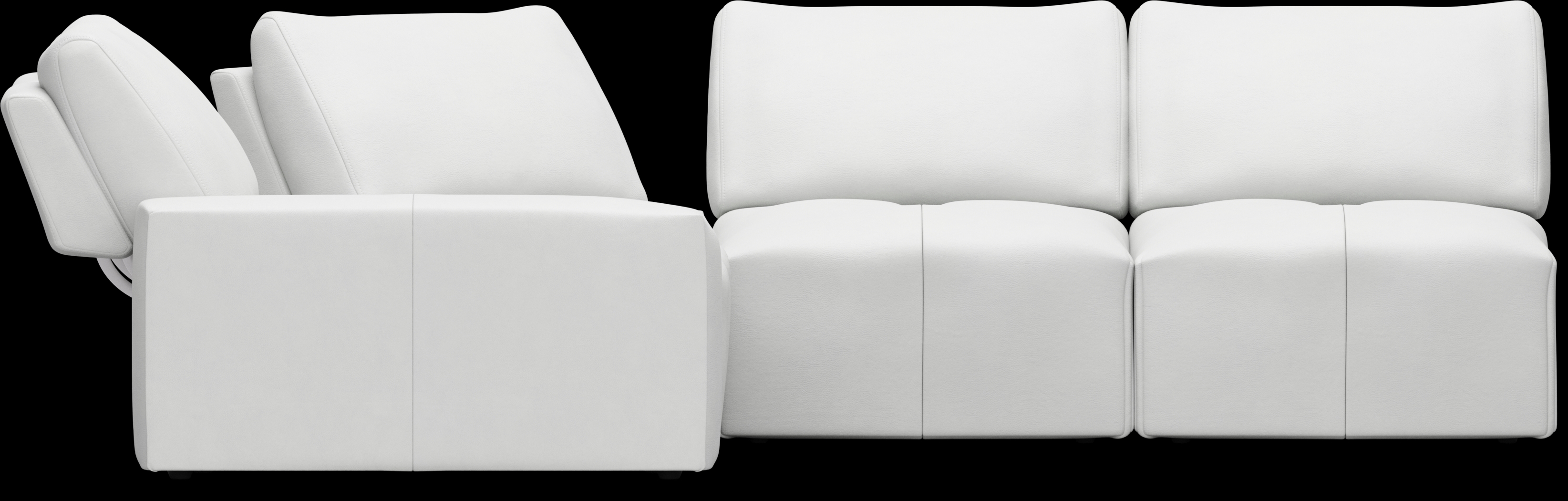 Davis Park Platinum 5 Pc Sectional - Thumbnail - Image 3