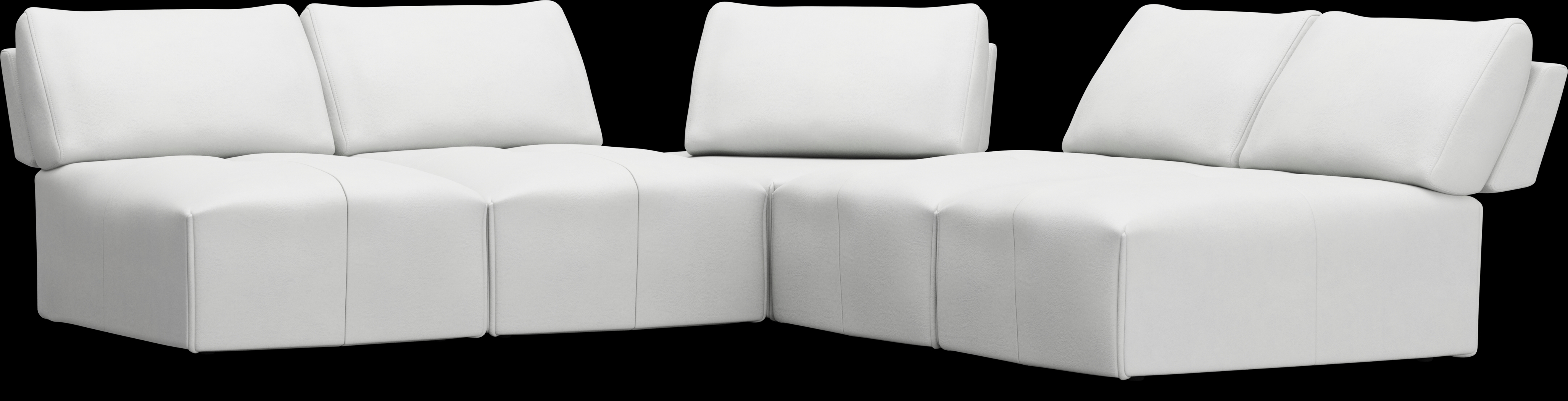 Davis Park Platinum 5 Pc Sectional - Thumbnail - Image 1