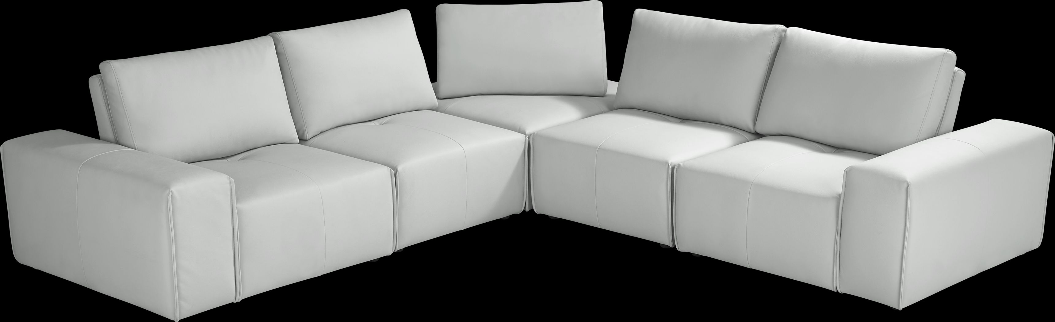 Davis Park Platinum 5 Pc Sectional - Thumbnail - Image 3