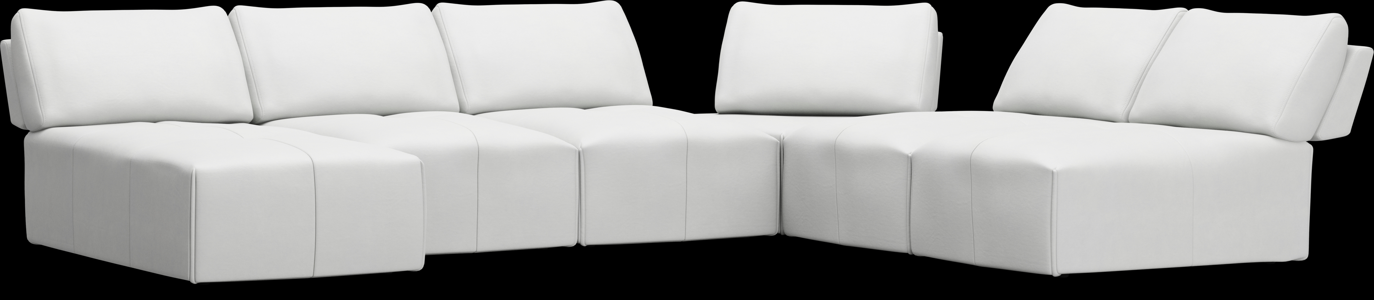 Davis Park Platinum 6 Pc Sectional - Thumbnail - Image 1
