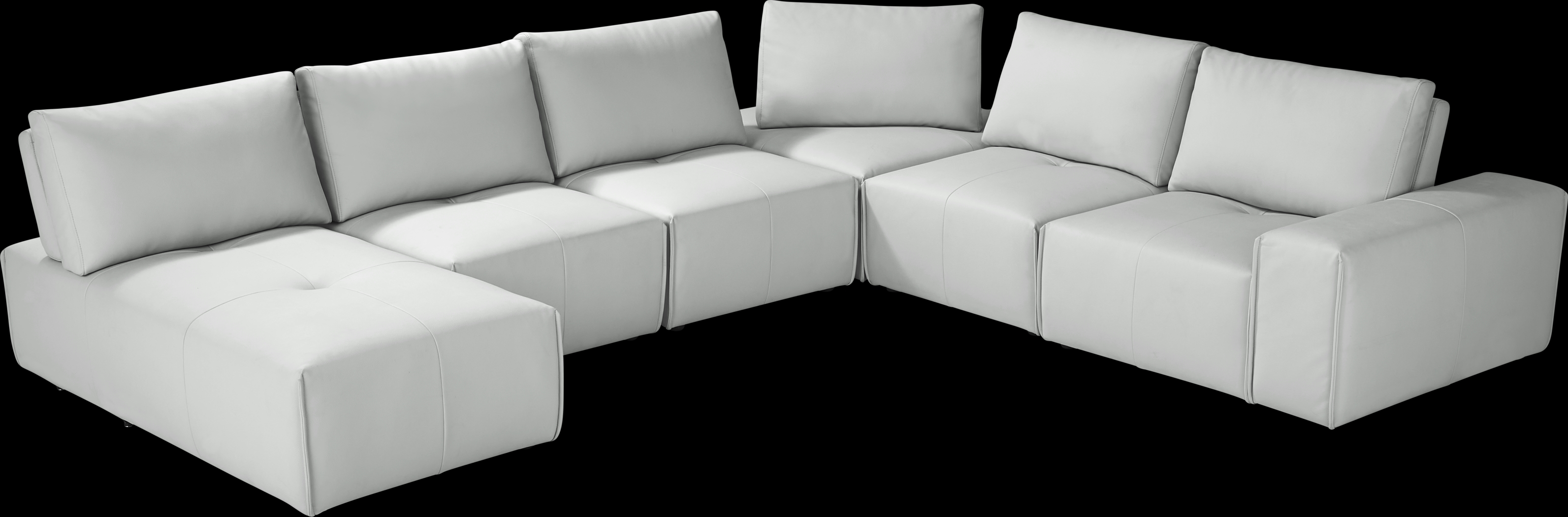 Davis Park Platinum 6 Pc Sectional - Thumbnail - Image 3
