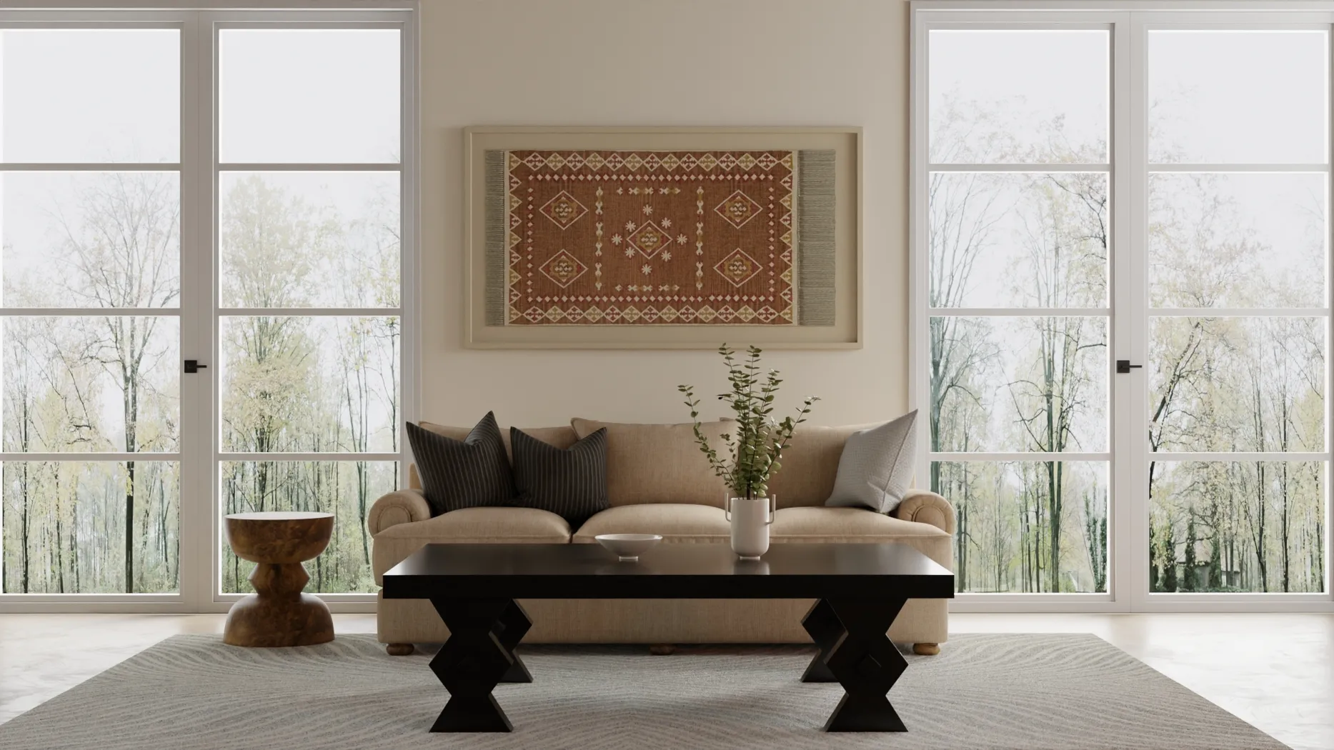 Davith Gray 5' x 8' Rug - Thumbnail - Image 2