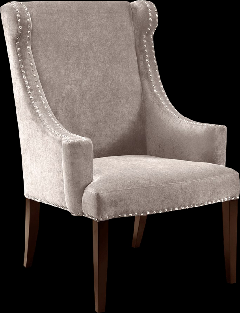 Davlin Taupe Accent Chair - Thumbnail - Image 1