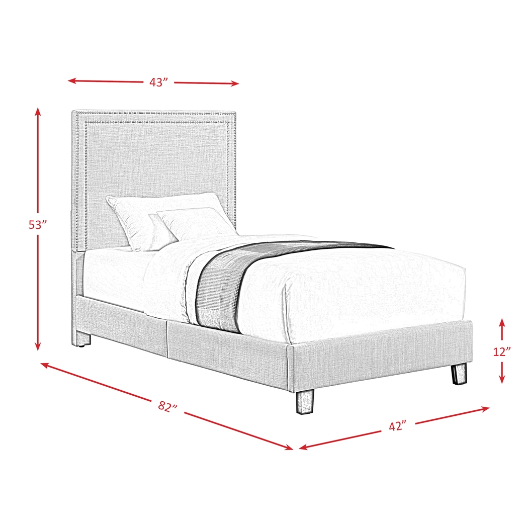 Davmor Blue Twin Bed - Thumbnail - Image 8