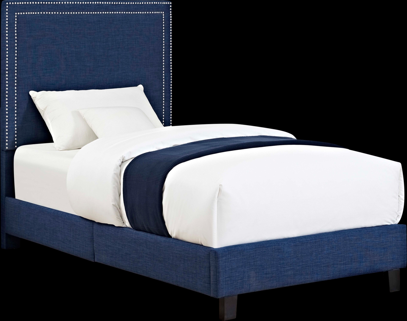 Davmor Blue Twin Bed - Thumbnail - Image 1