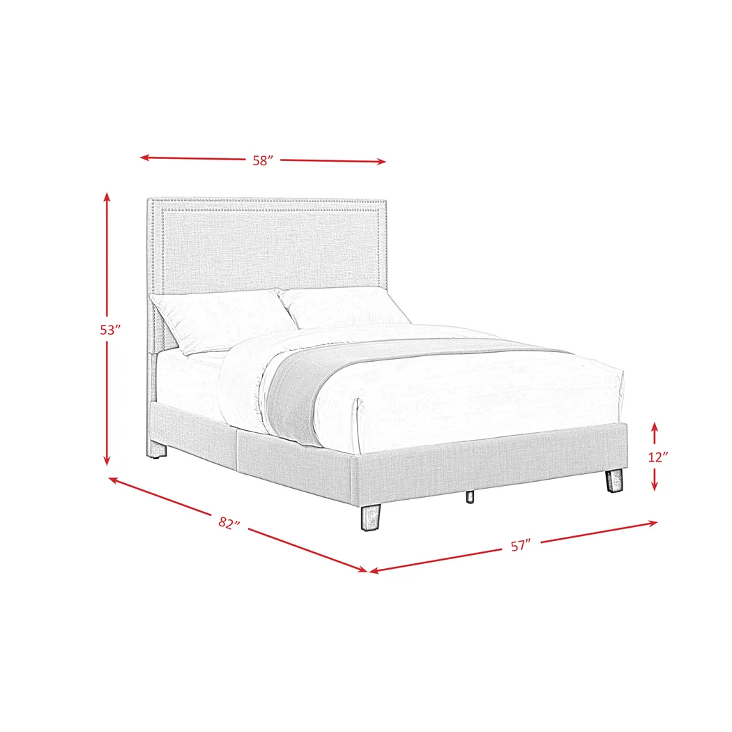 Davmor Charcoal Full Bed - Thumbnail - Image 8