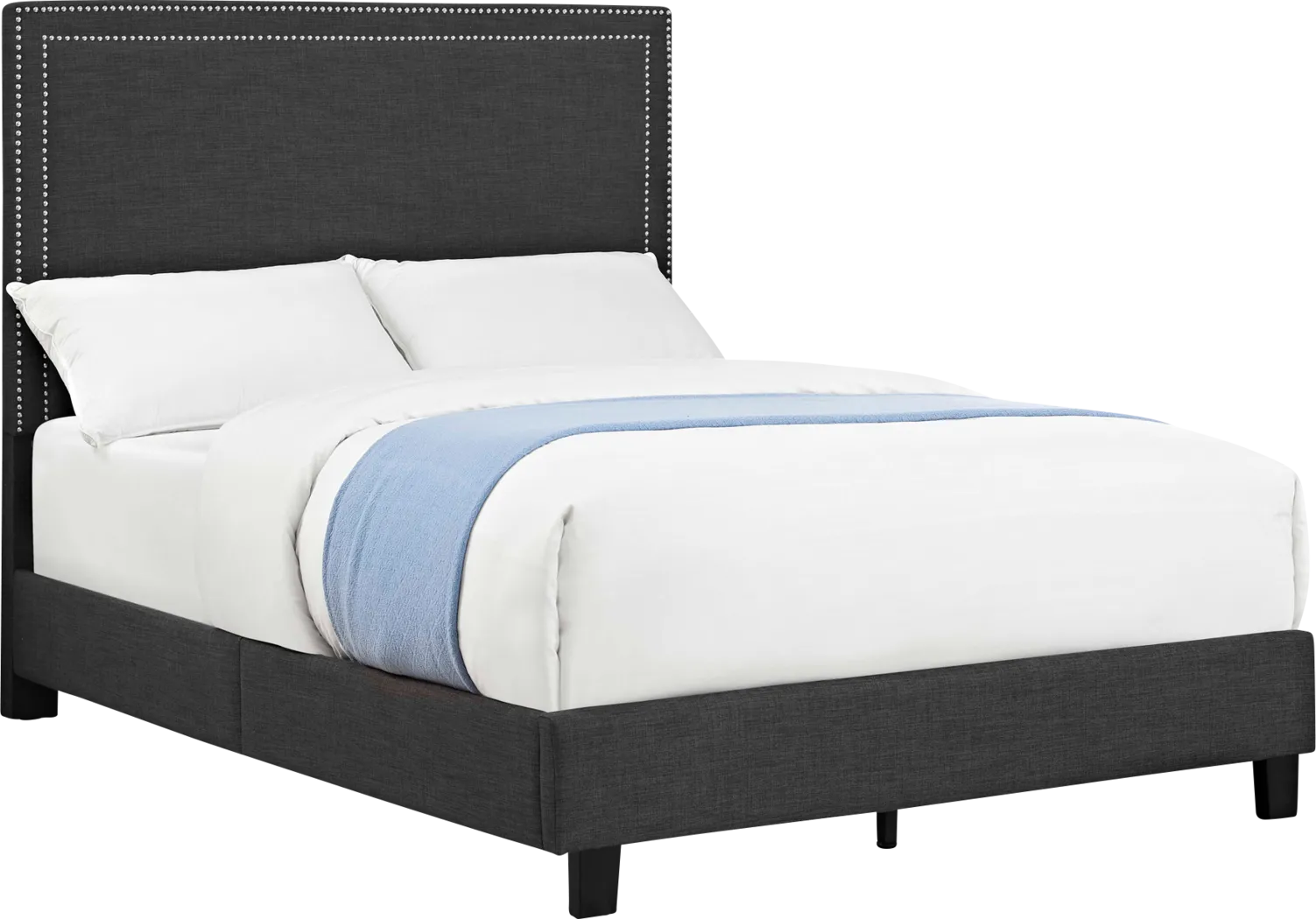 Davmor Charcoal Full Bed - Thumbnail - Image 1