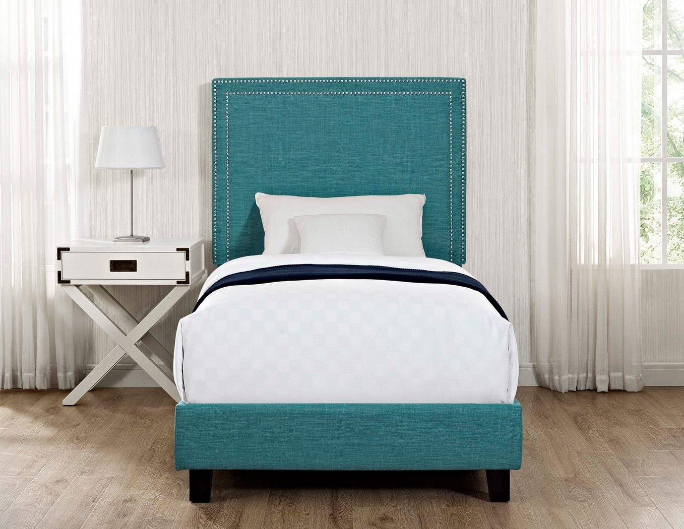Davmor Teal Twin Bed - Thumbnail - Image 6
