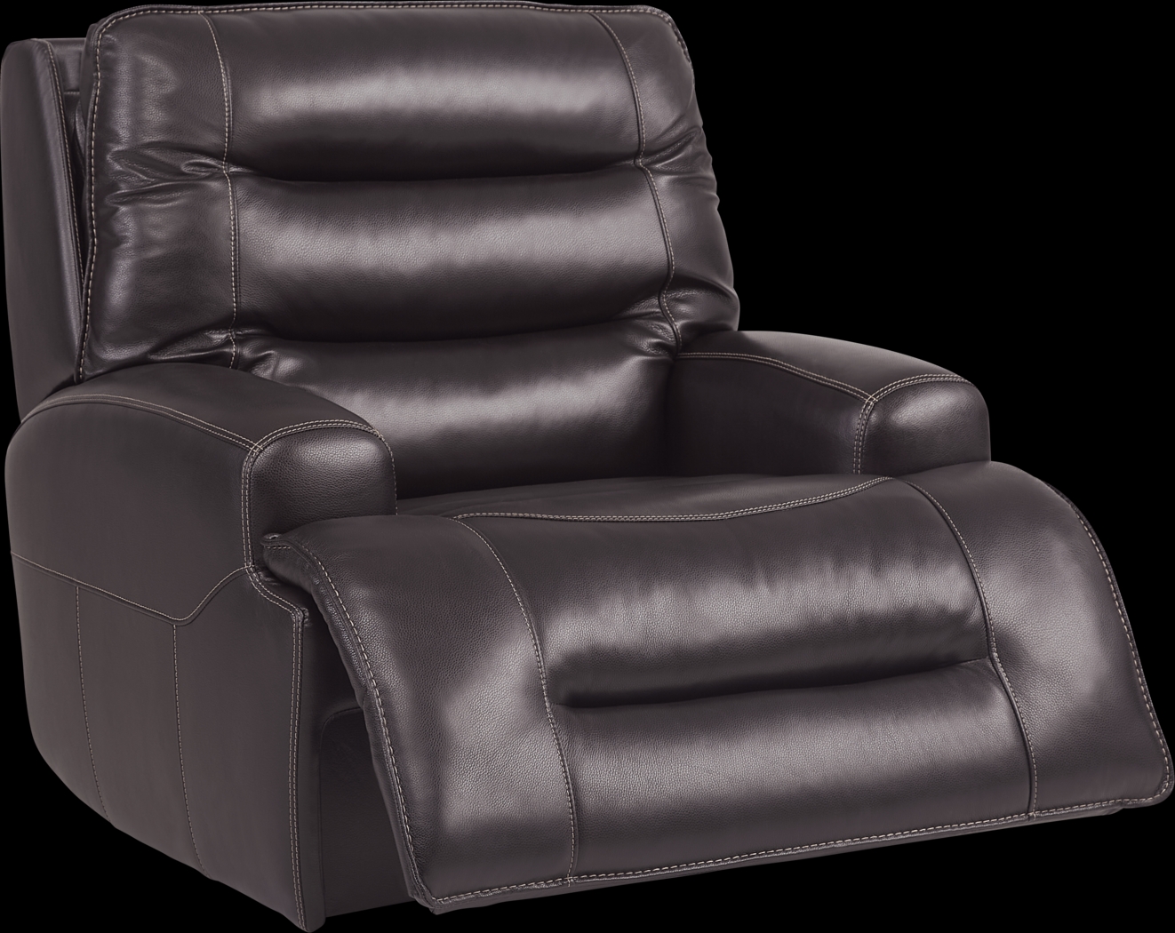 Davoli Black Leather 8 Pc Dual Power Reclining Living Room - Thumbnail - Image 9