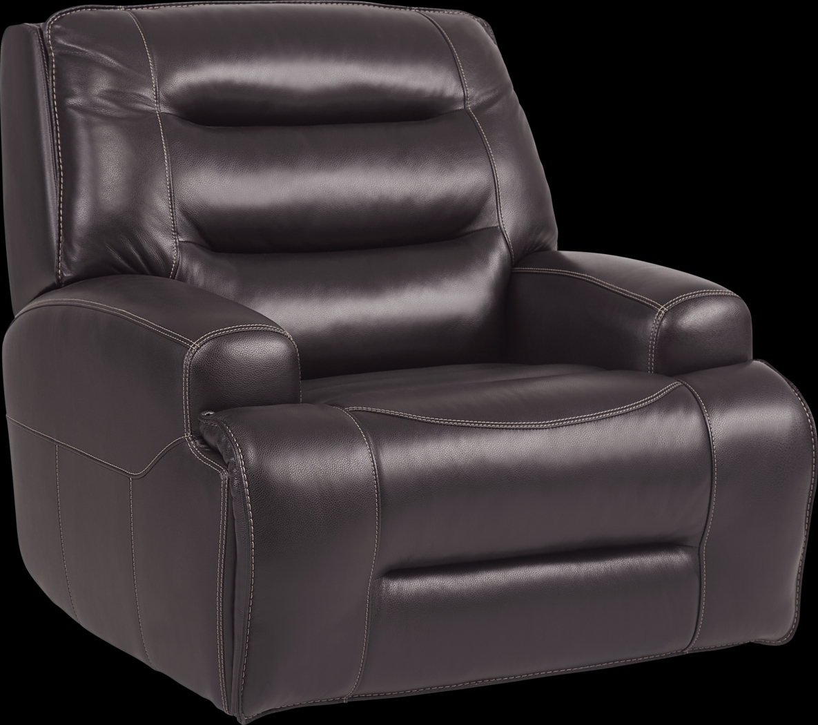 Davoli Black Leather 8 Pc Dual Power Reclining Living Room - Thumbnail - Image 8