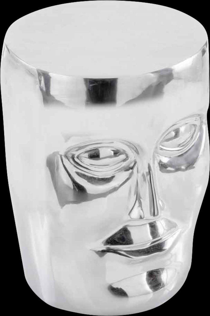 Davyn Silver Stool - Thumbnail - Image 1