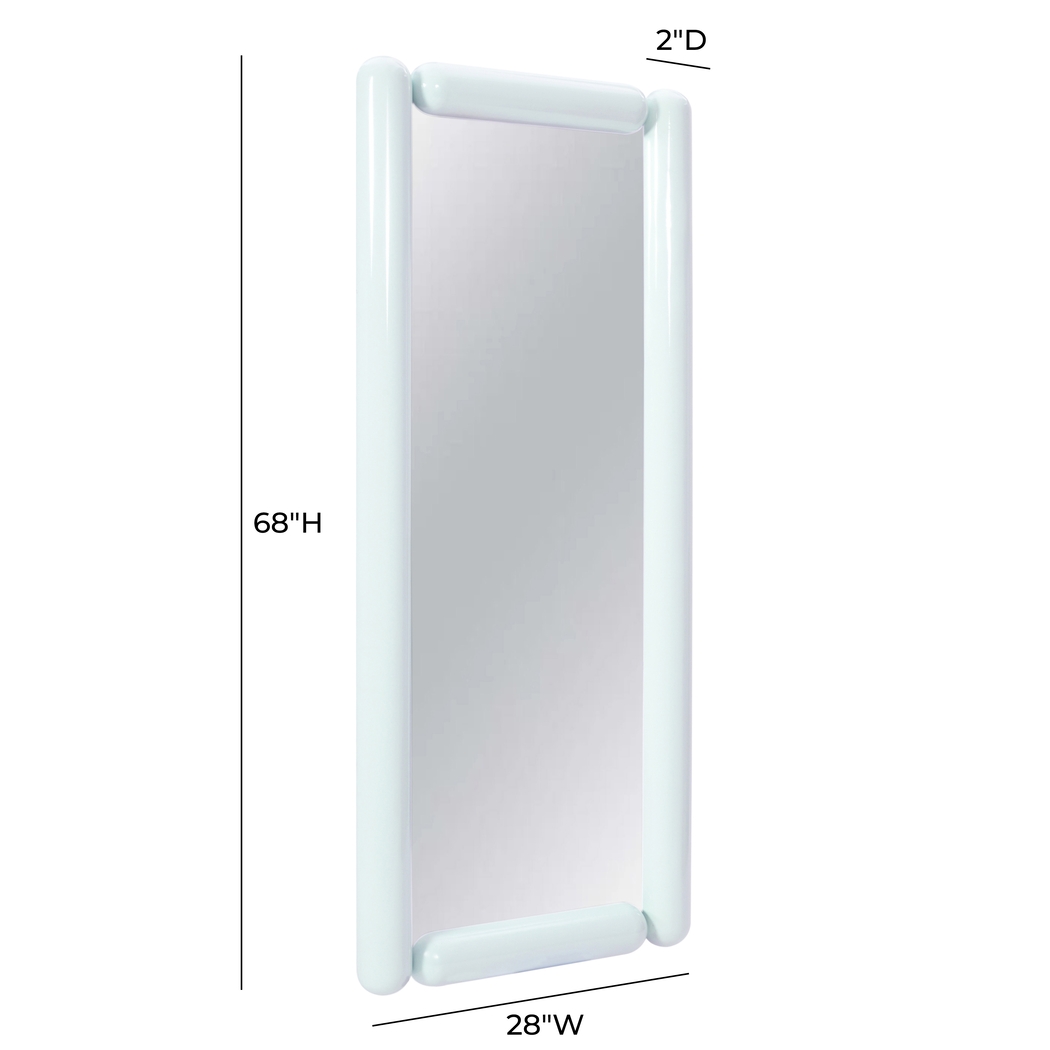 Dawesy Light Blue Floor Mirror - Thumbnail - Image 7