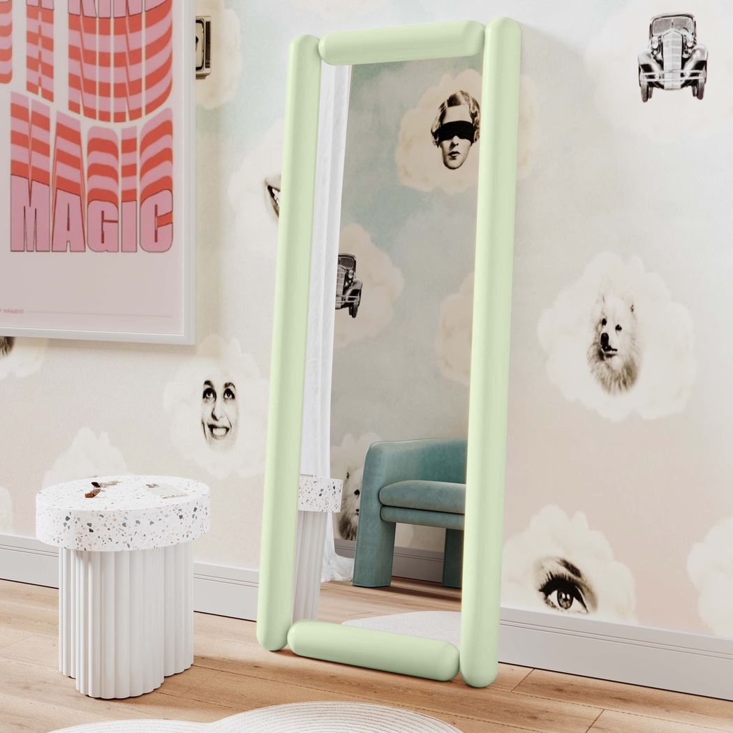 Dawesy Mint Green Floor Mirror - Thumbnail - Image 2