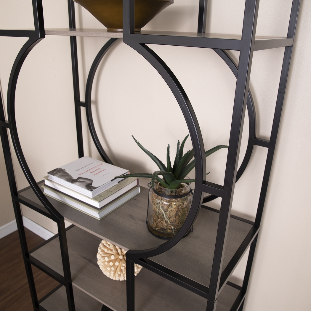 Dawnadele Black Bookcase - Thumbnail - Image 4