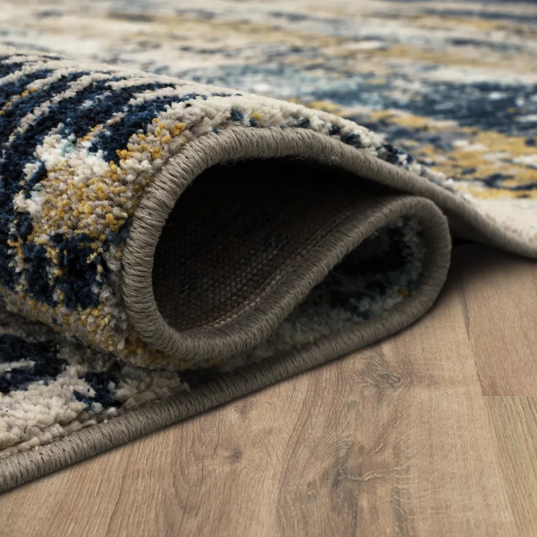 Dawnshire Blue 5'3 x 7'10 Rug - Thumbnail - Image 5