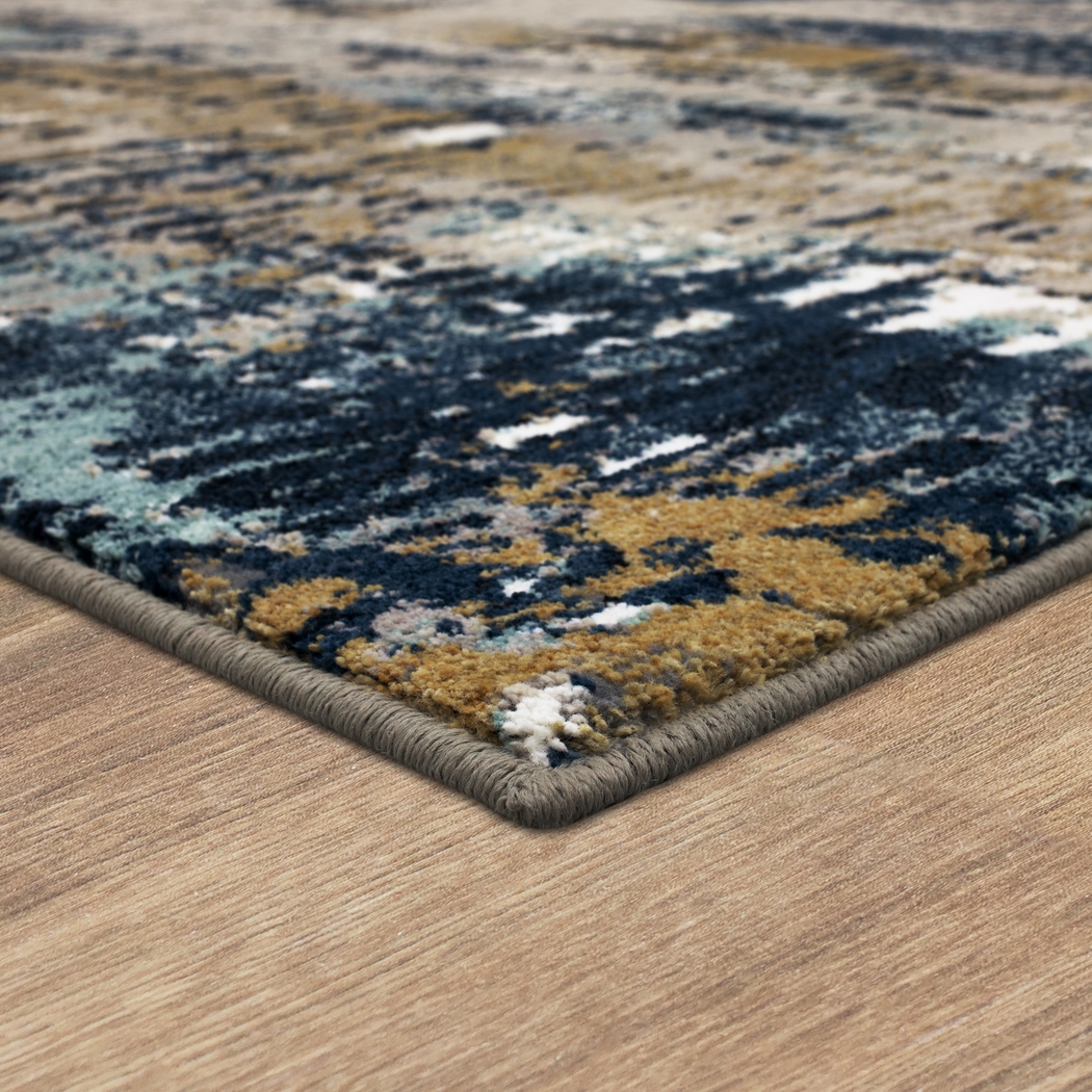 Dawnshire Blue 6'6 x 9'6 Rug - Thumbnail - Image 9