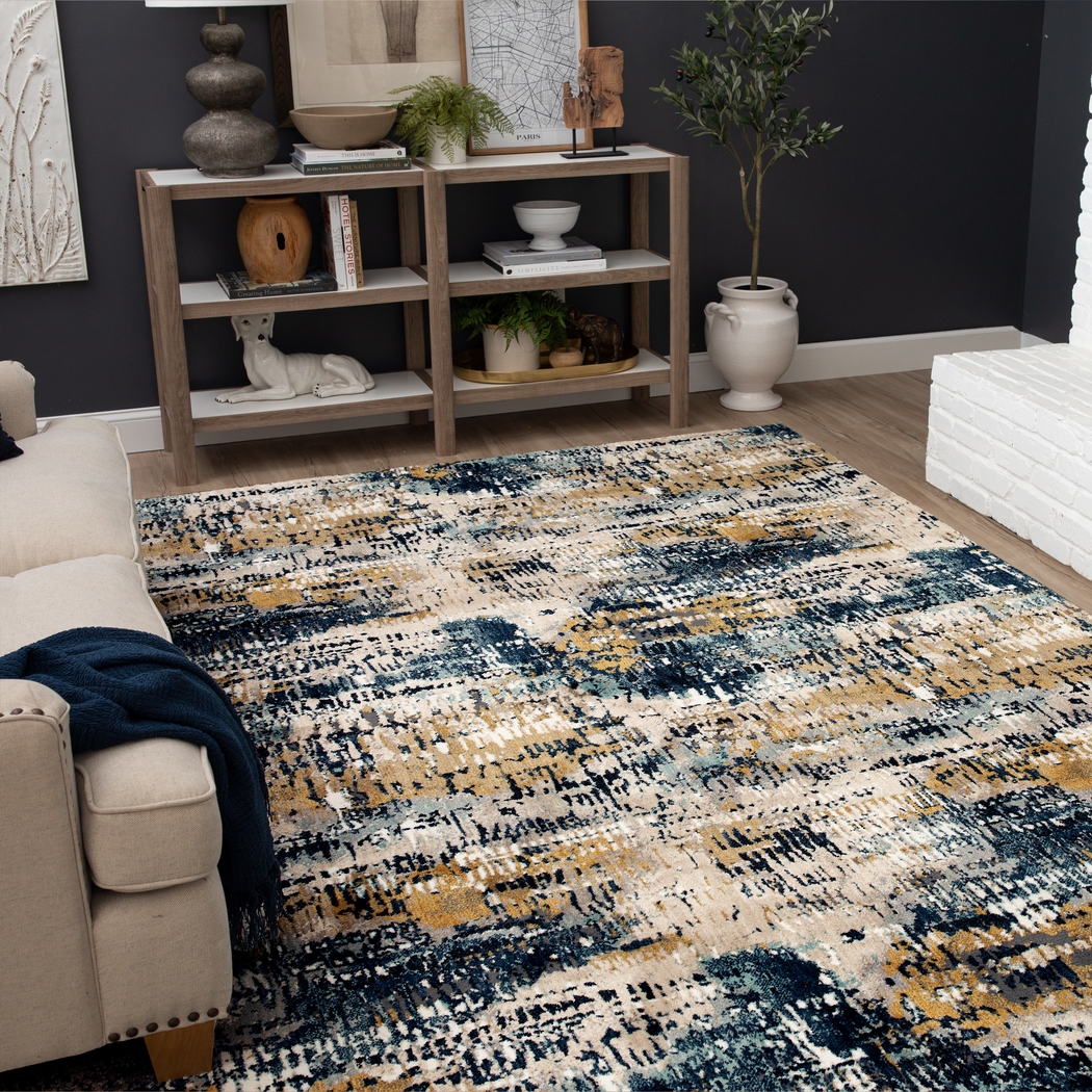 Dawnshire Blue 8' x 11' Rug - Thumbnail - Image 3