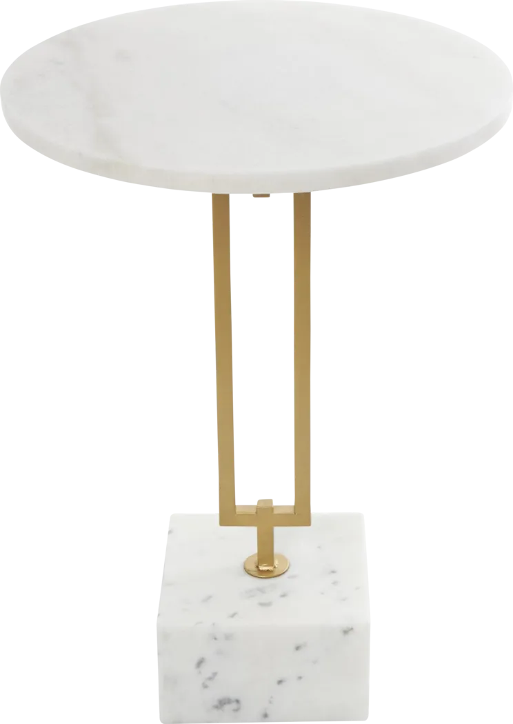 Dawpe White Accent Table - Thumbnail - Image 6