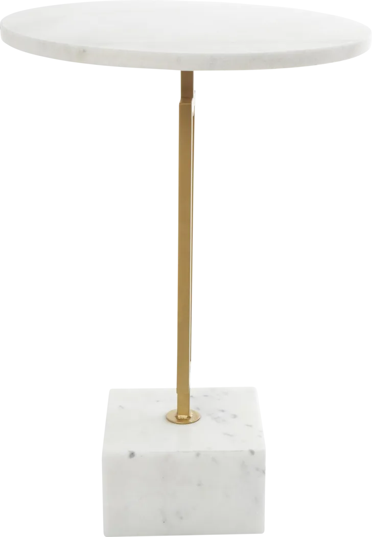 Dawpe White Accent Table - Thumbnail - Image 7