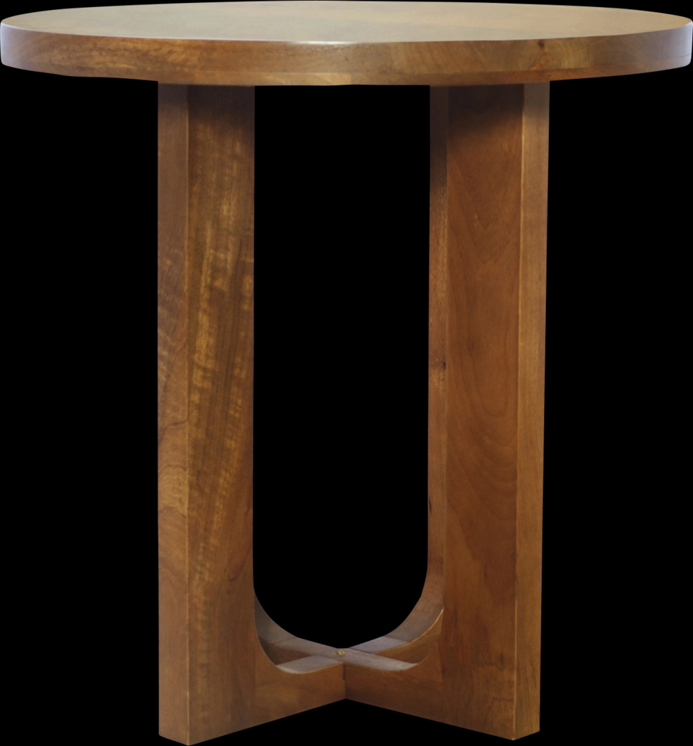 Dawro Brown Accent Table - Thumbnail - Image 3