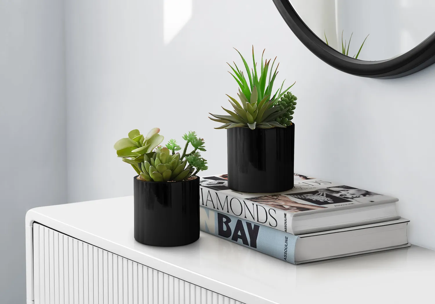 Daxton Black Silk Plant - Image 2