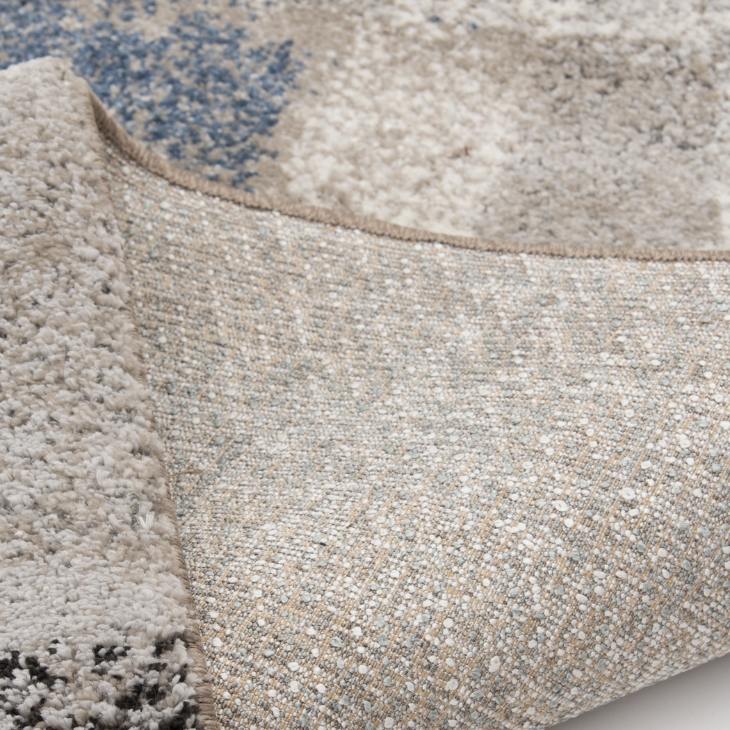 Daxton Blue 7'10 x 9'10 Rug - Thumbnail - Image 3