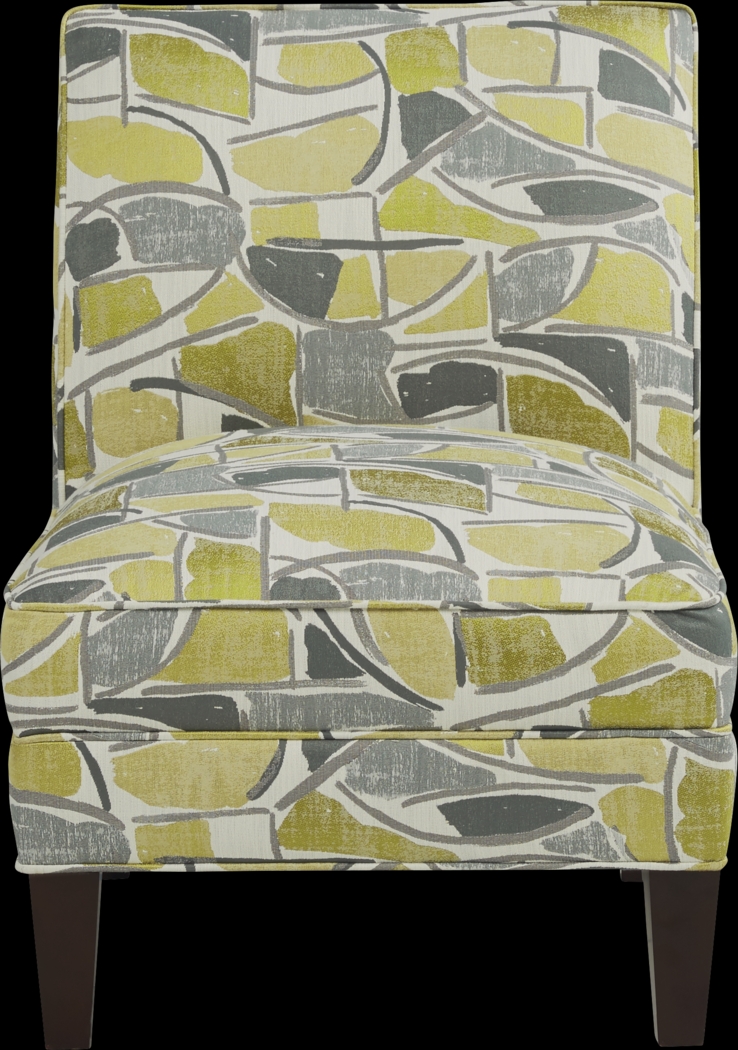 Daydream Yellow Accent Chair - Thumbnail - Image 2