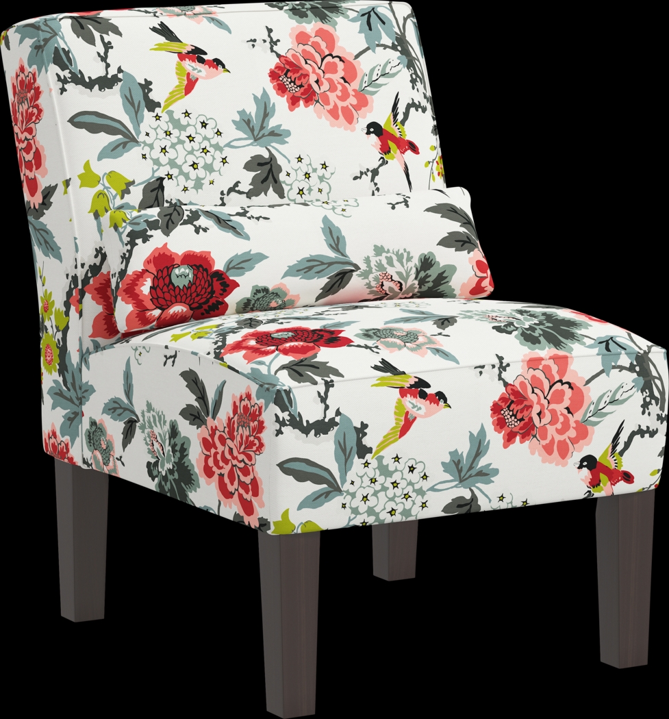 Daykin White Accent Chair - Thumbnail - Image 1