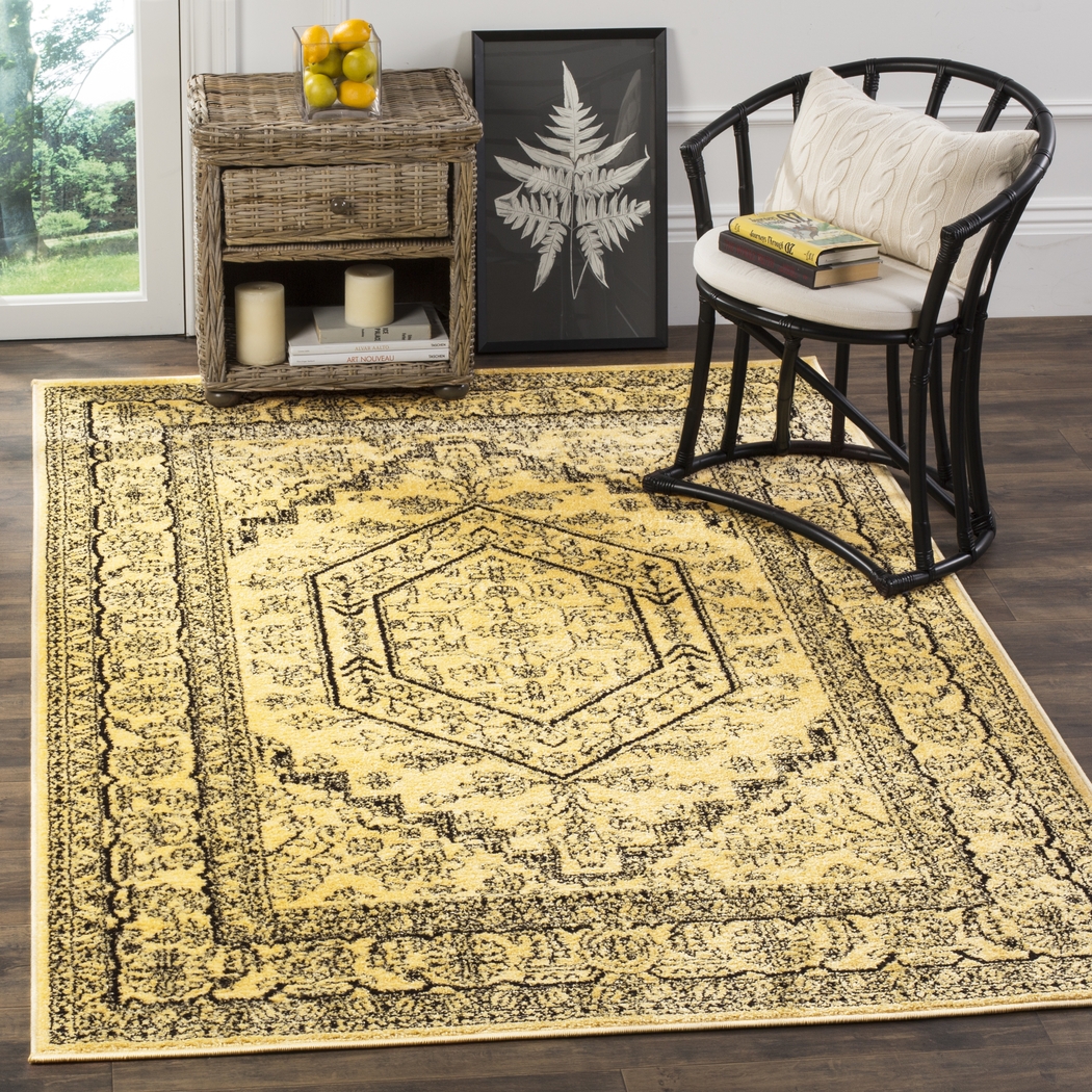 Daylee Gold 5' x 8' Rug - Thumbnail - Image 4