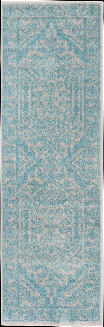 Daylee Light Gray 2'6 x 8' Runner Rug - Thumbnail - Image 1