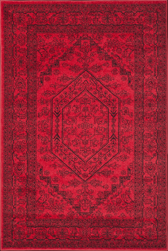 Daylee Red 5' x 8' Rug - Thumbnail - Image 1