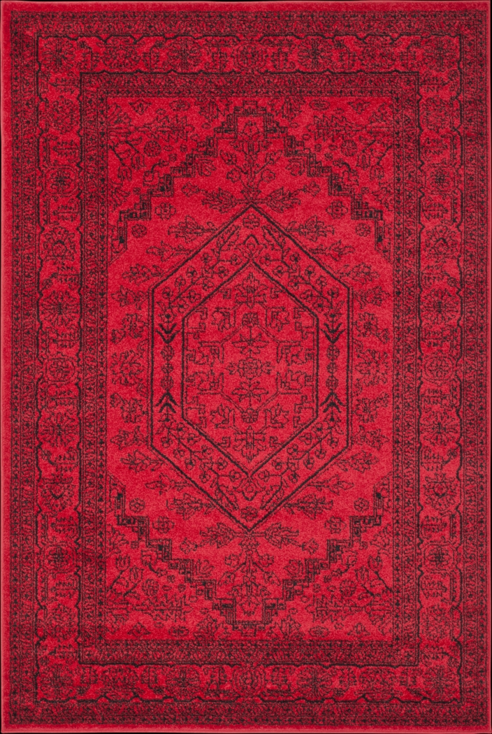 Daylee Red 6' x 9' Rug - Thumbnail - Image 1