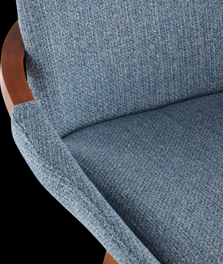 Daylilly Blue Counter Height Stool - Thumbnail - Image 8