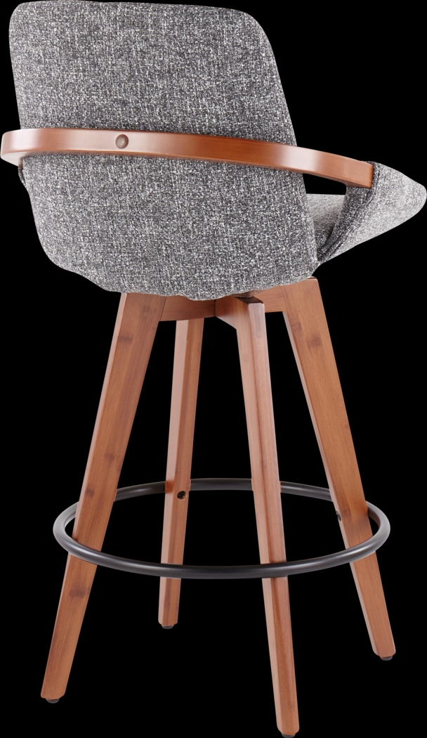 Daylilly Gray Counter Height Stool - Thumbnail - Image 4