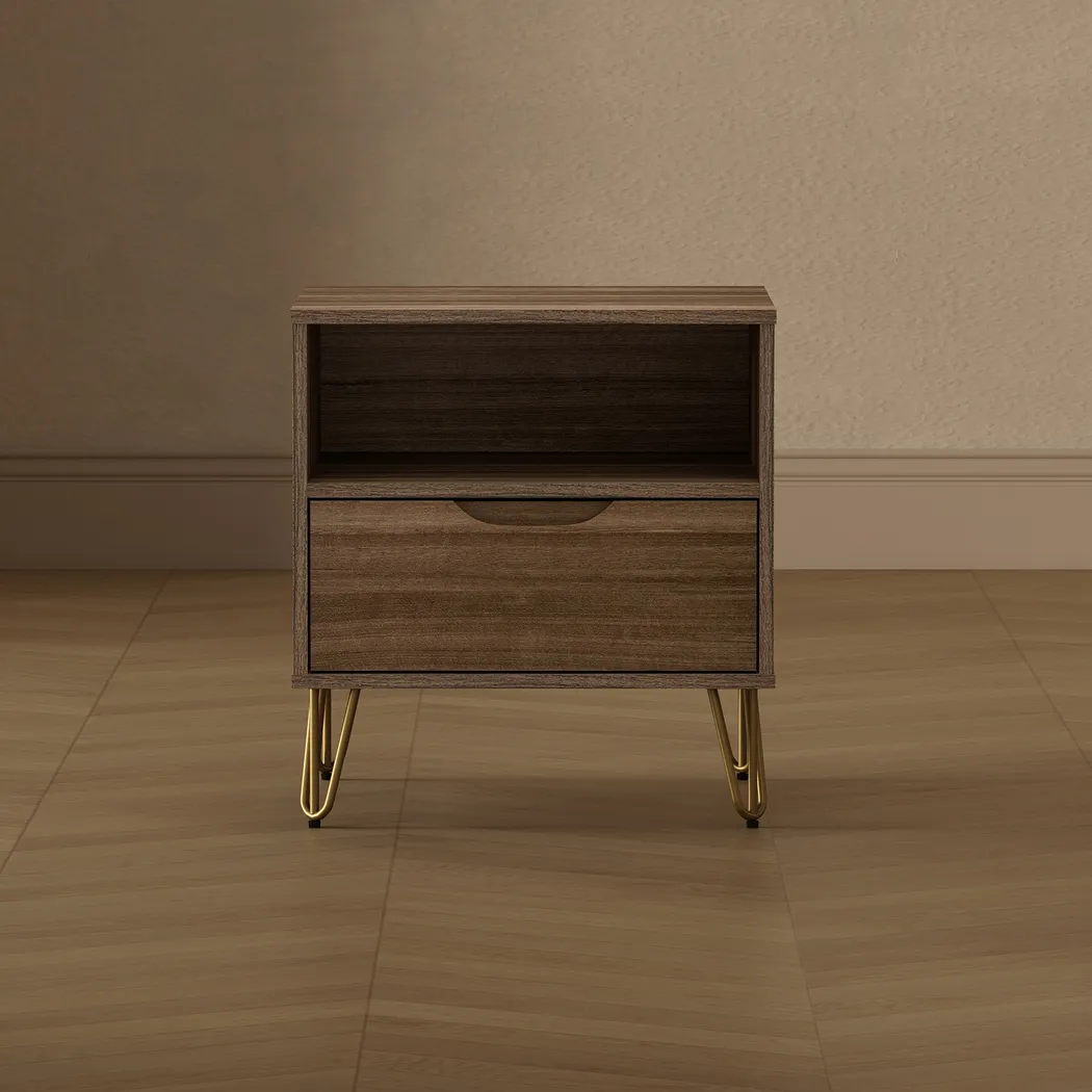 Daylo I Brown Nightstand - Thumbnail - Image 2
