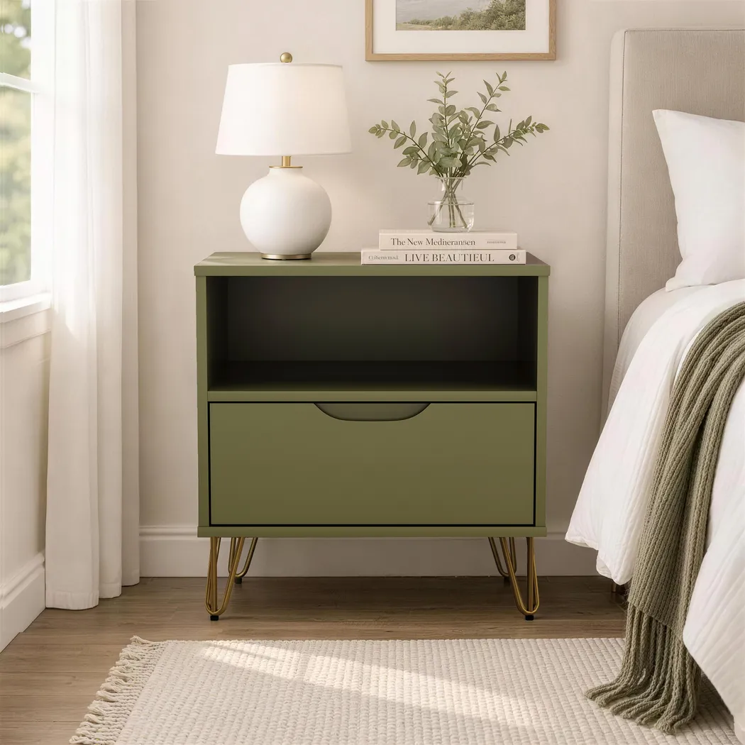 Daylo I Olive Nightstand - Thumbnail - Image 2