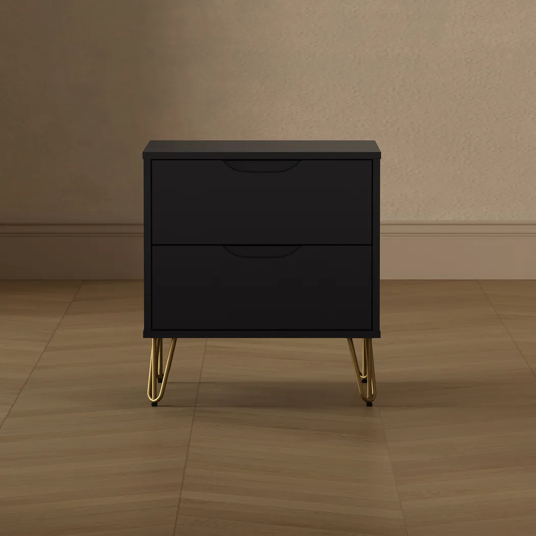 Daylo II Black Nightstand - Thumbnail - Image 3