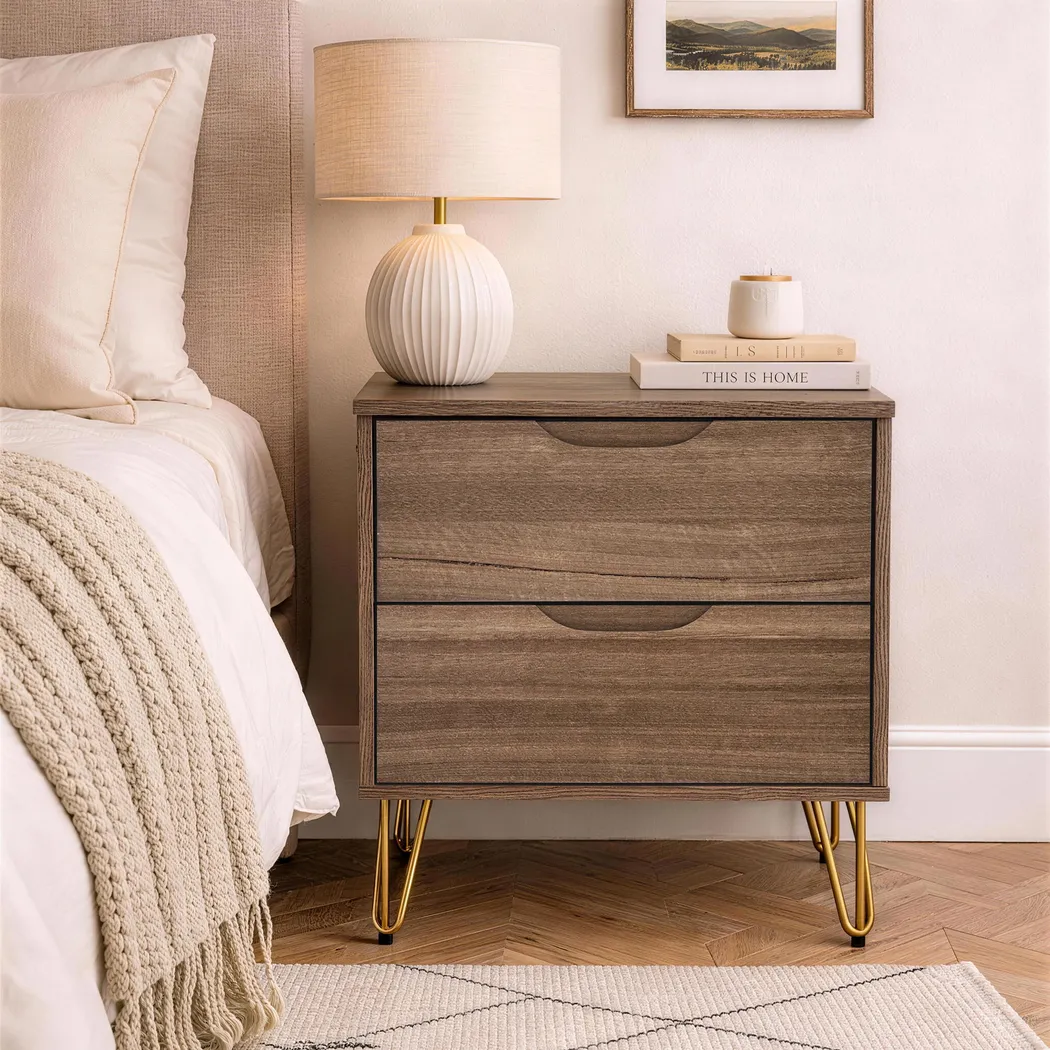 Daylo II Brown Nightstand - Thumbnail - Image 3