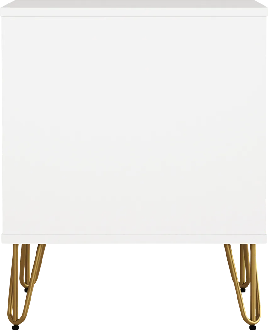 Daylo II White Nightstand - Thumbnail - Image 5