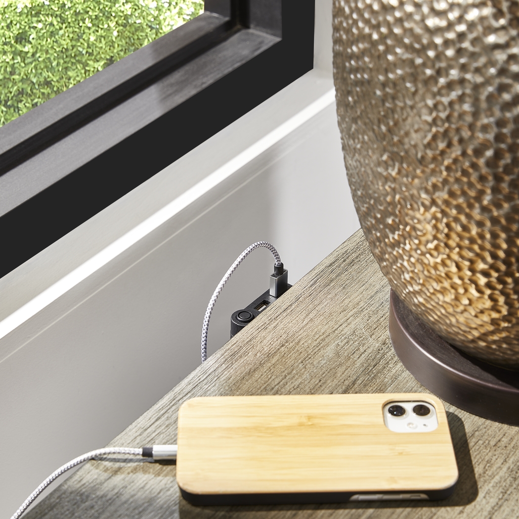 Dayton Place Gray 7 Pc King Bedroom - Thumbnail - Image 7