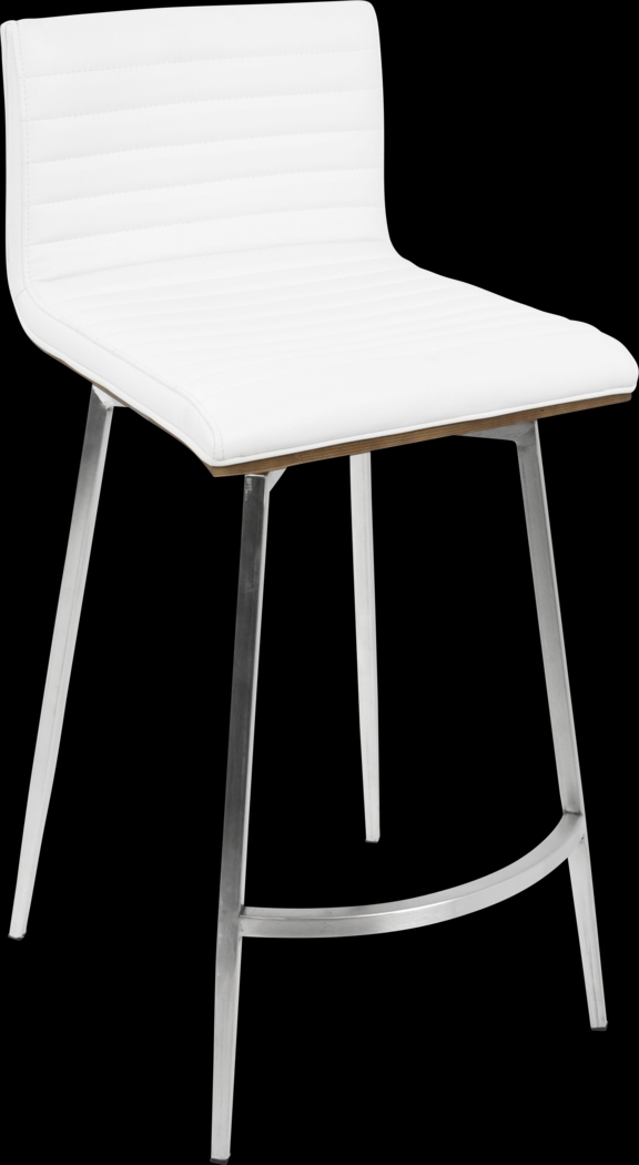 Dayze I White Swivel 5 Pc Counter Height Dining Set - Thumbnail - Image 6