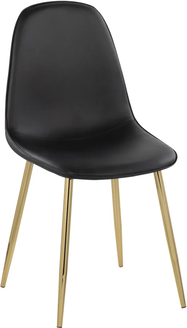 Dazet I Black Dining Chair Set of 2 - Thumbnail - Image 2