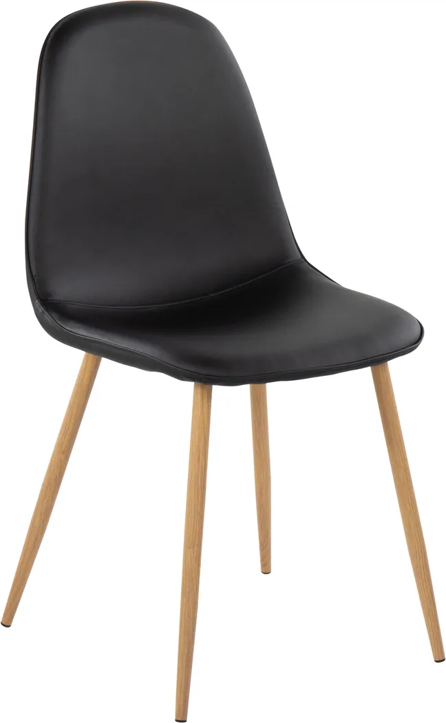 Dazet III Black Dining Chair Set of 2 - Thumbnail - Image 2