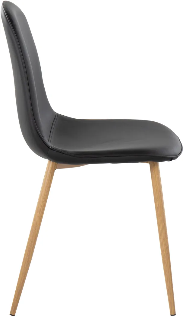 Dazet III Black Dining Chair Set of 2 - Thumbnail - Image 3